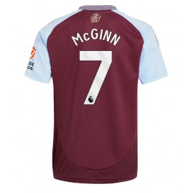 Pánské fotbalový oblečení Aston Villa John McGinn #7 Domácí košile 2024-25 Krátkým Rukávem